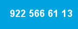 922 566 61 13 922 566 61 13